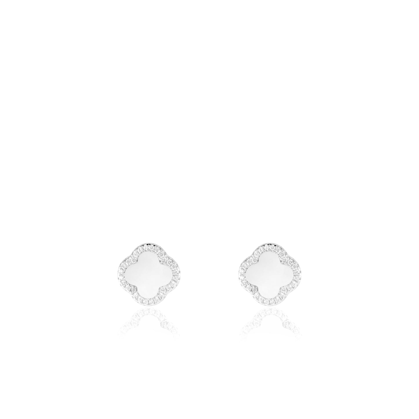 Pendientes de plata de ley 925 con circonias