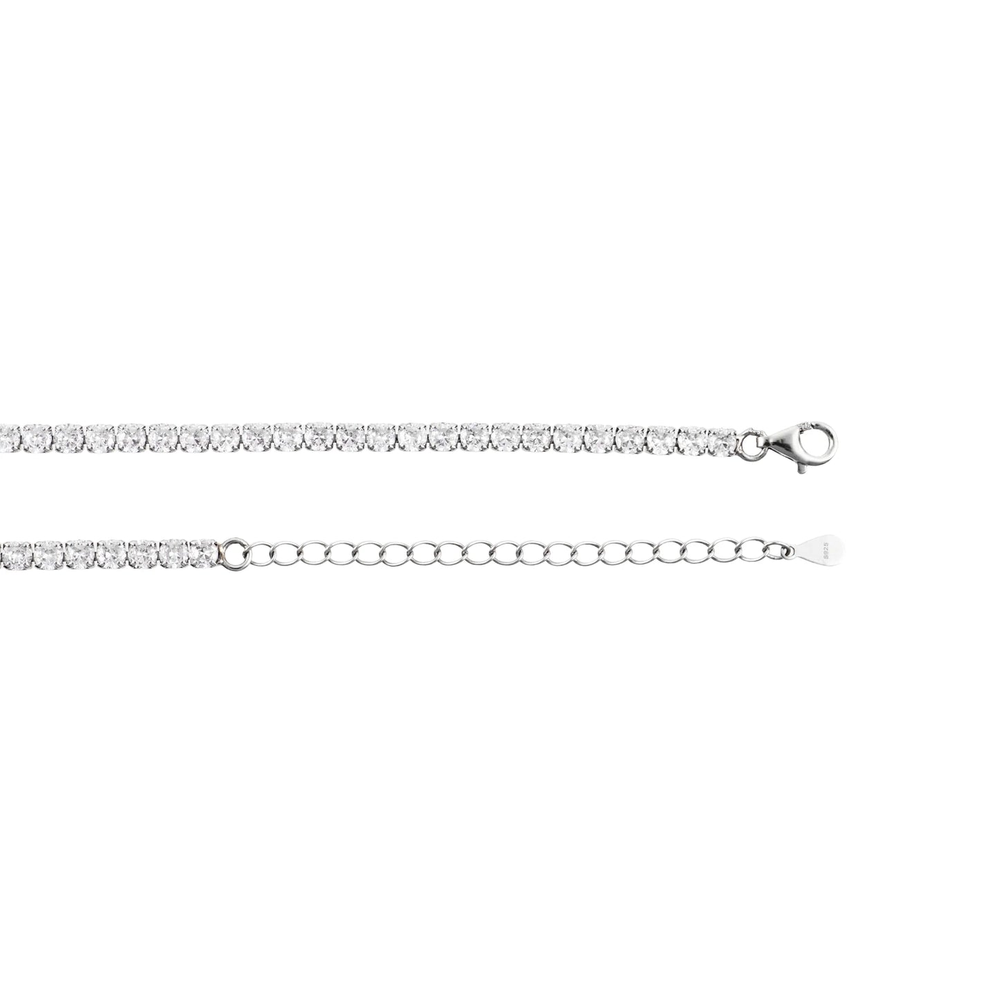 Riviera de Cuello 2mm de Plata 925